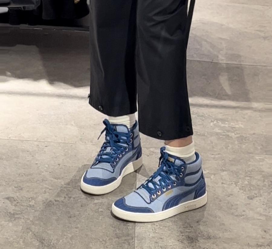 Giày Puma Ralph Sampson Mid Dark Denim 387588-01 - Ảnh 3