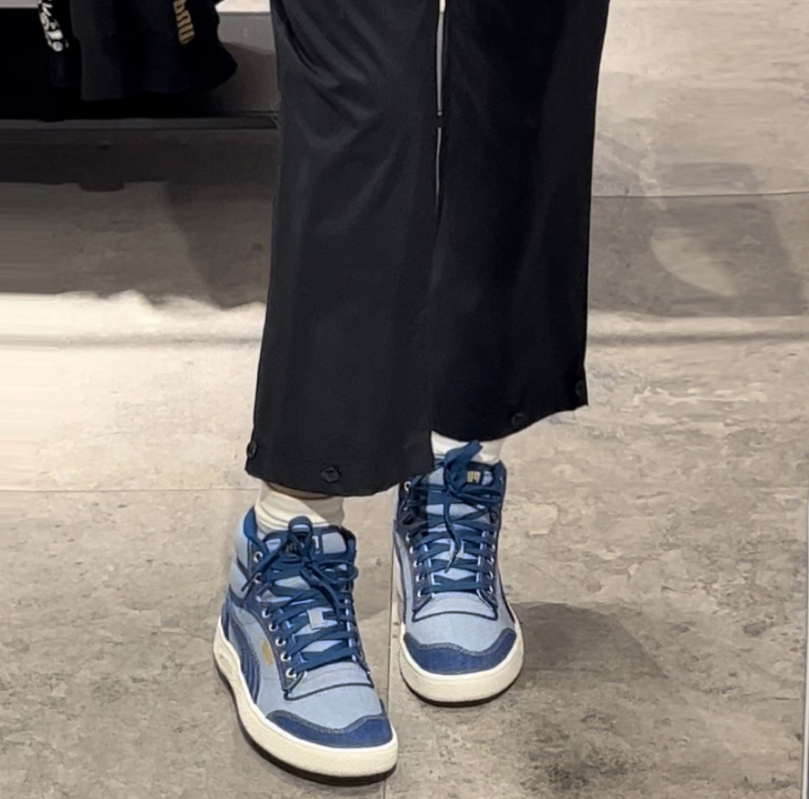 Giày Puma Ralph Sampson Mid Dark Denim 387588-01 - Ảnh 2