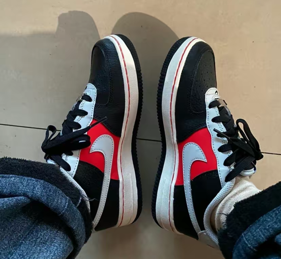 Giày Nike NBA x Air Force 1 ’07 LV8 EMB GS ’75th Anniversary Trail Blazers’ DJ9993-001 - Ảnh 4