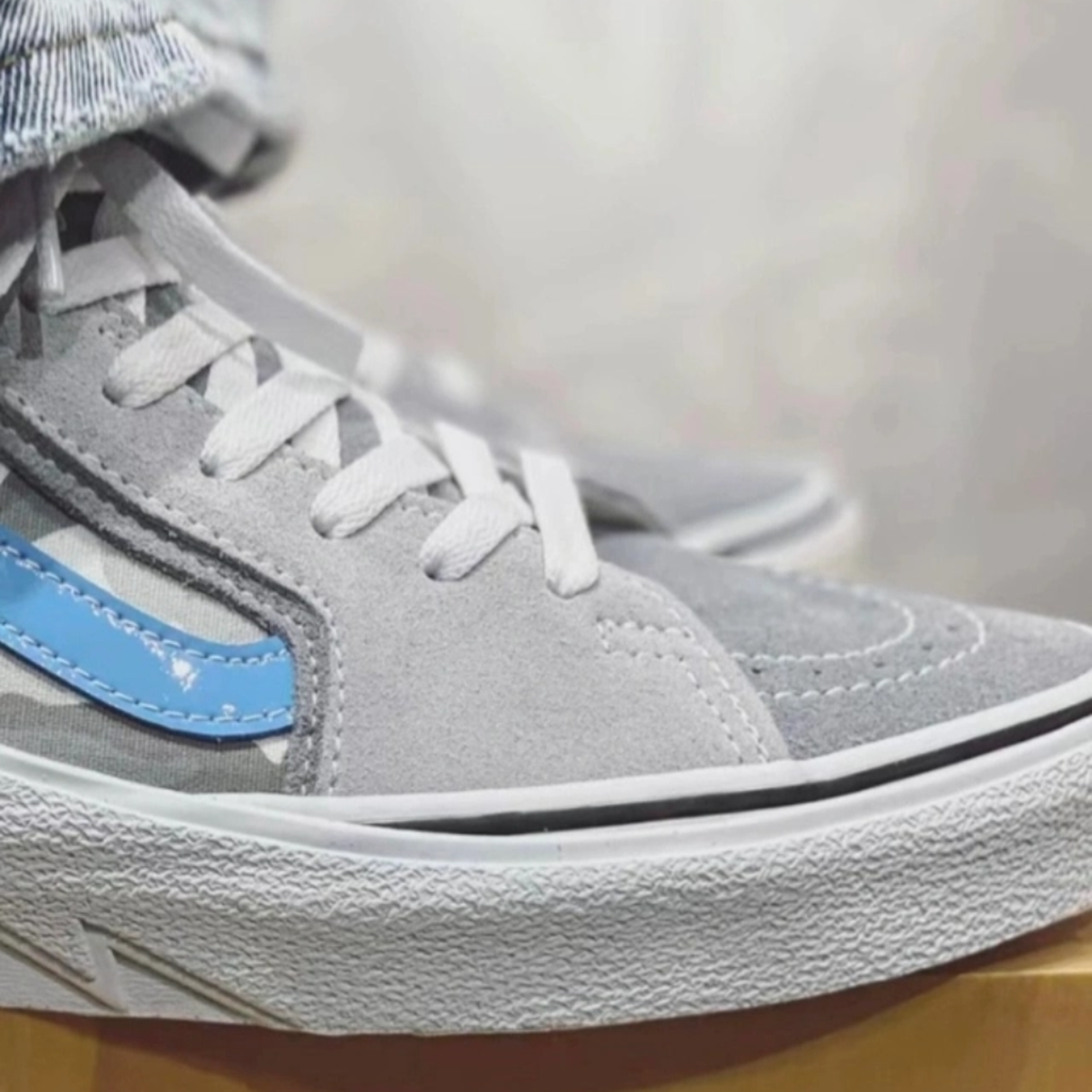 Giày Vans x AAPE Sk8-Hi ‘Bolt Grey’ VN0A5JIVY311 - Ảnh 3