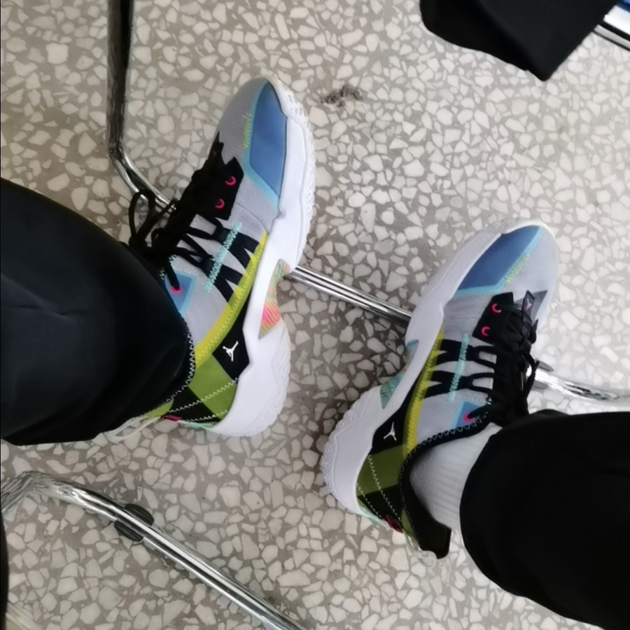 Giày Nike Air Jordan Westbrook One Take 2 PF ‘Wolf Grey Multi’ CW2458-003 - Ảnh 4