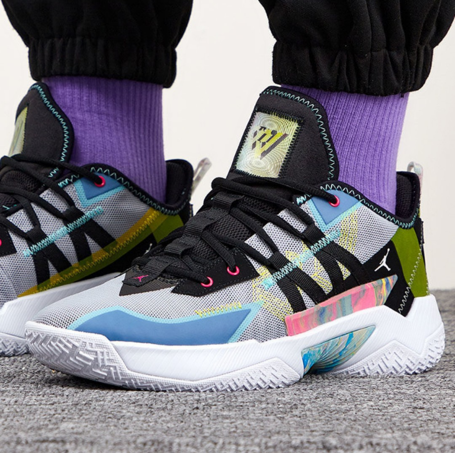 Giày Nike Air Jordan Westbrook One Take 2 PF ‘Wolf Grey Multi’ CW2458-003 - Ảnh 6