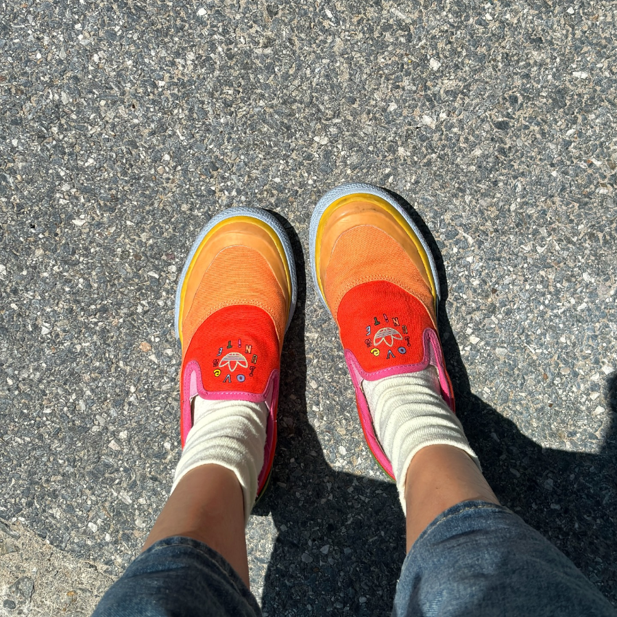 Giày Adidas Nizza Slip-On Low ‘Pride Pack Love Unites’ GW2421 - Ảnh 2