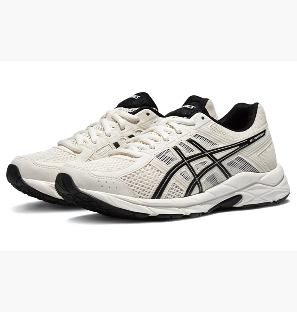Alternative view of Giày Asics GEL Contend 4 Low 'Cream White Black' T8D9Q-112