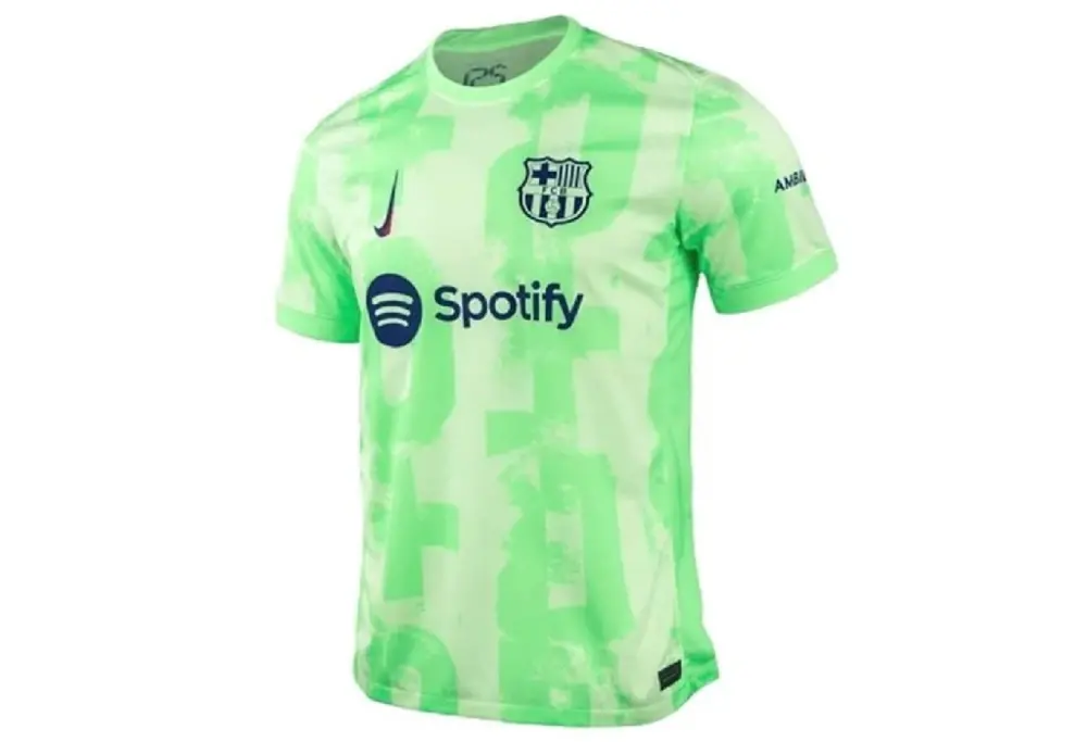 Áo Nike FC Barcelona 202425 Stadium Third Jersey 'Green' FQ2022-702
