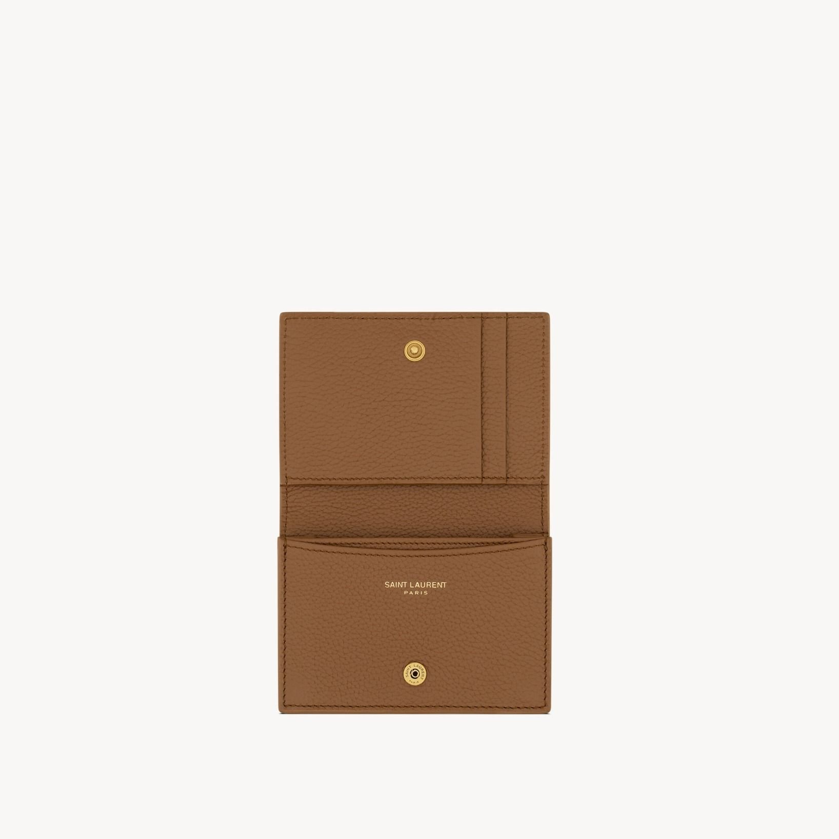 Ví Saint Laurent Cassandre Shadow Card ‘Fox’ 693492DTI0E2536 - Ảnh 5