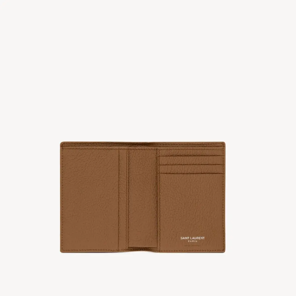 Alternative view of Ví Saint Laurent Cassandre Shadow Card ‘Fox’ 760101DTI0E2536