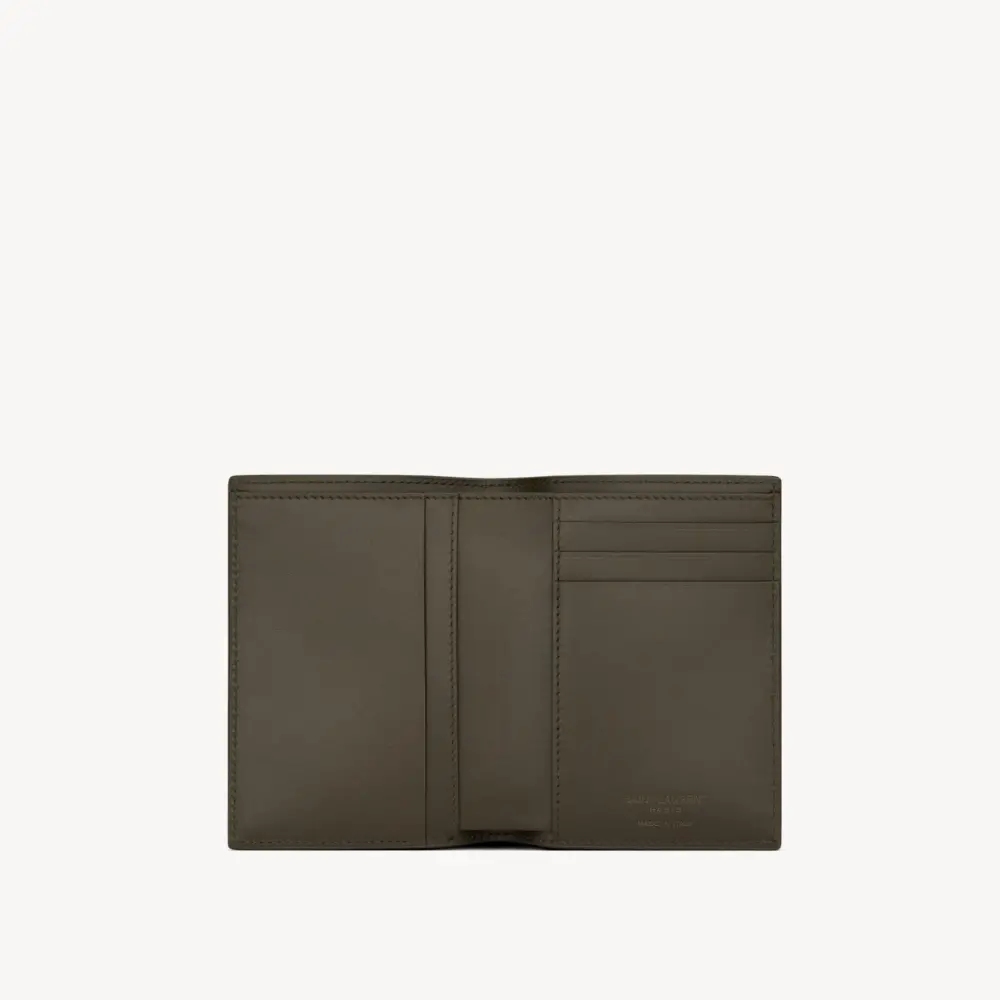 Ví Saint Laurent Paris Credit Card ‘Musk’ 6687260U90E3212 - Ảnh 4