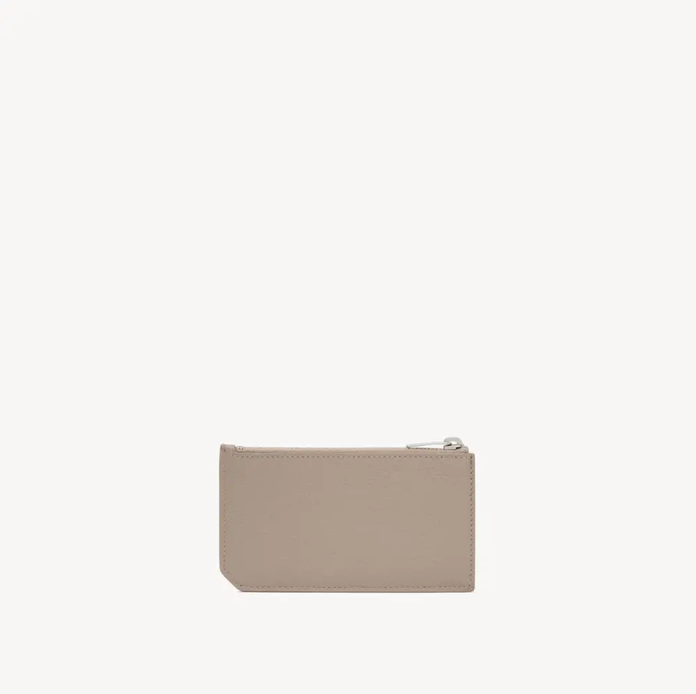 Alternative view of Ví Saint Laurent Tiny Cassandre Card ‘Greyish’ 629899DTI0E2826