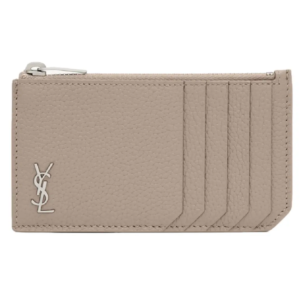 Ví Saint Laurent Tiny Cassandre Card ‘Greyish’ 629899DTI0E2826