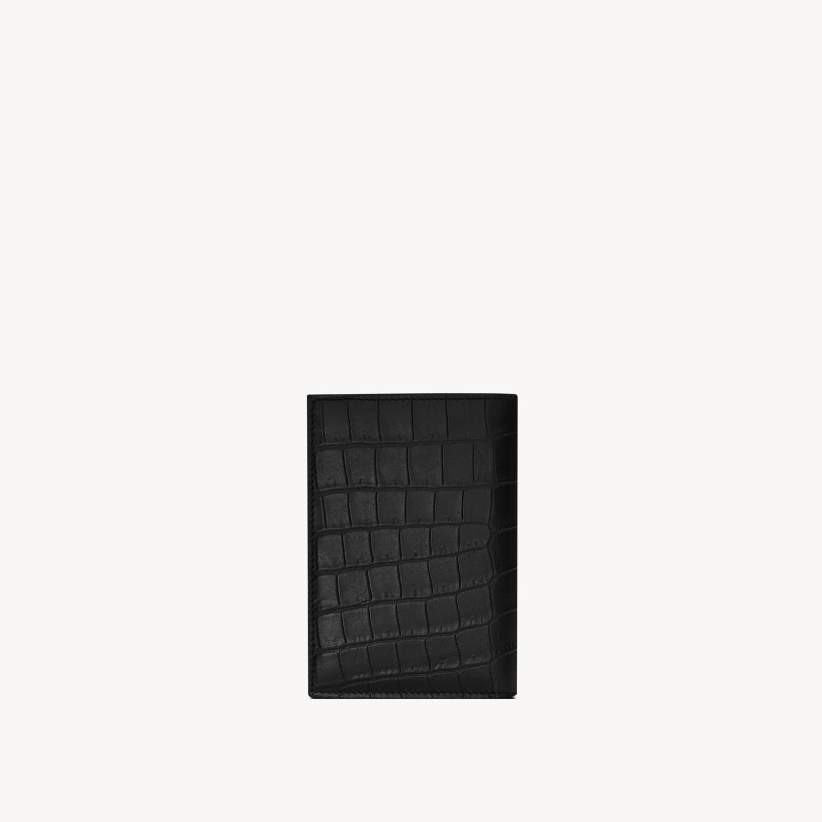 Ví Saint Laurent Tiny Cassandre Wallet ‘Black’ 668736DZEDW1000 - Ảnh 3