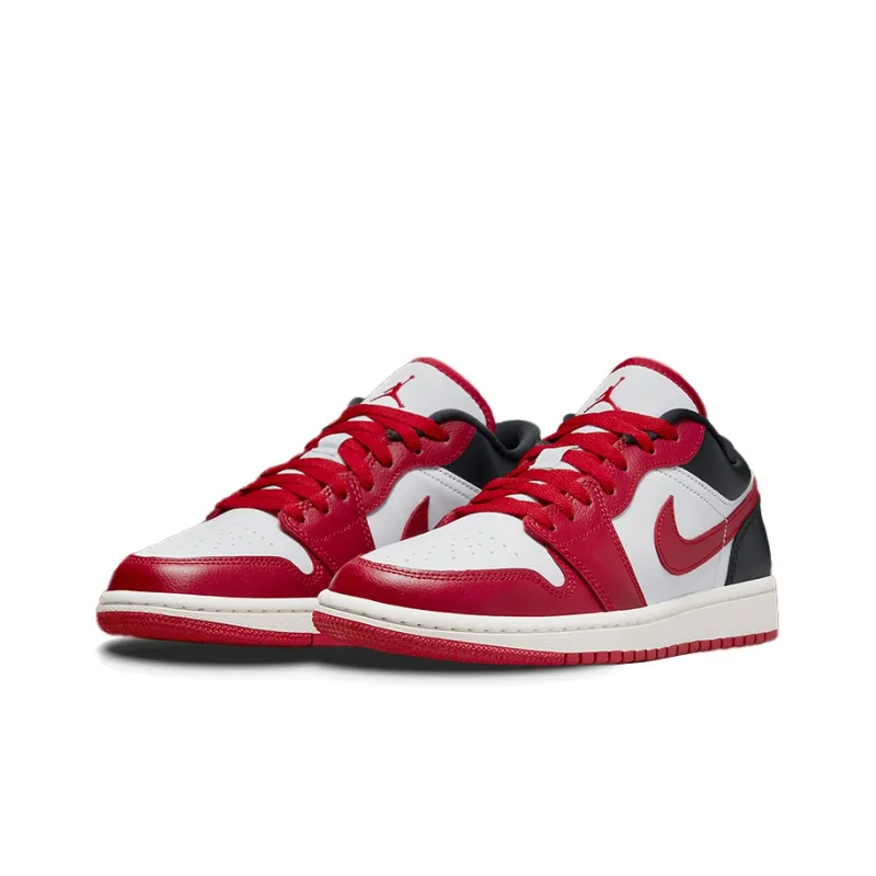 Alternative view of Giày Nike Air Jordan 1 Low W 'Red Black' DC0774-160