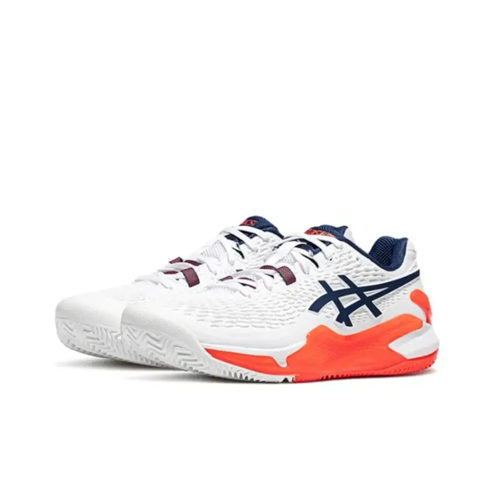 Giày Asics Gel Resolution 9 Clay 'White Blue Expanse' 1041A375-102 - Ảnh 6