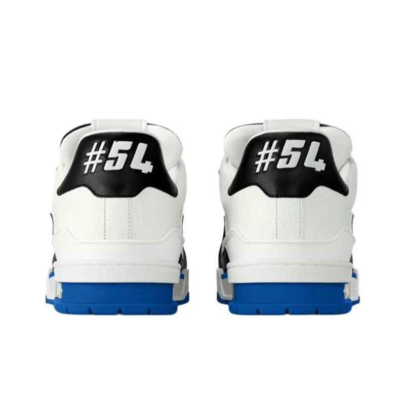 Giày Louis Vuitton LV Trainer ‘White Blue’ 1ADDYZ - Ảnh 4
