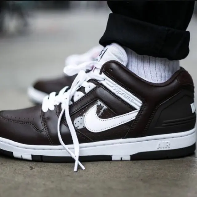 Alternative view of Giày Nike Supreme x Air Force 2 ‘Brown’ AA0871-212