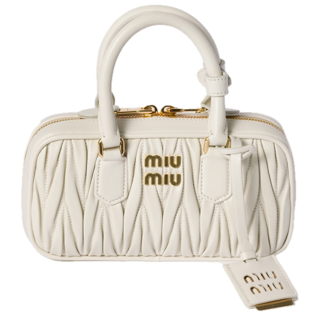Túi Miu Miu Arcadie Matelassé Mini ‘White’ 5BP088-N88-F0009-V-OOO