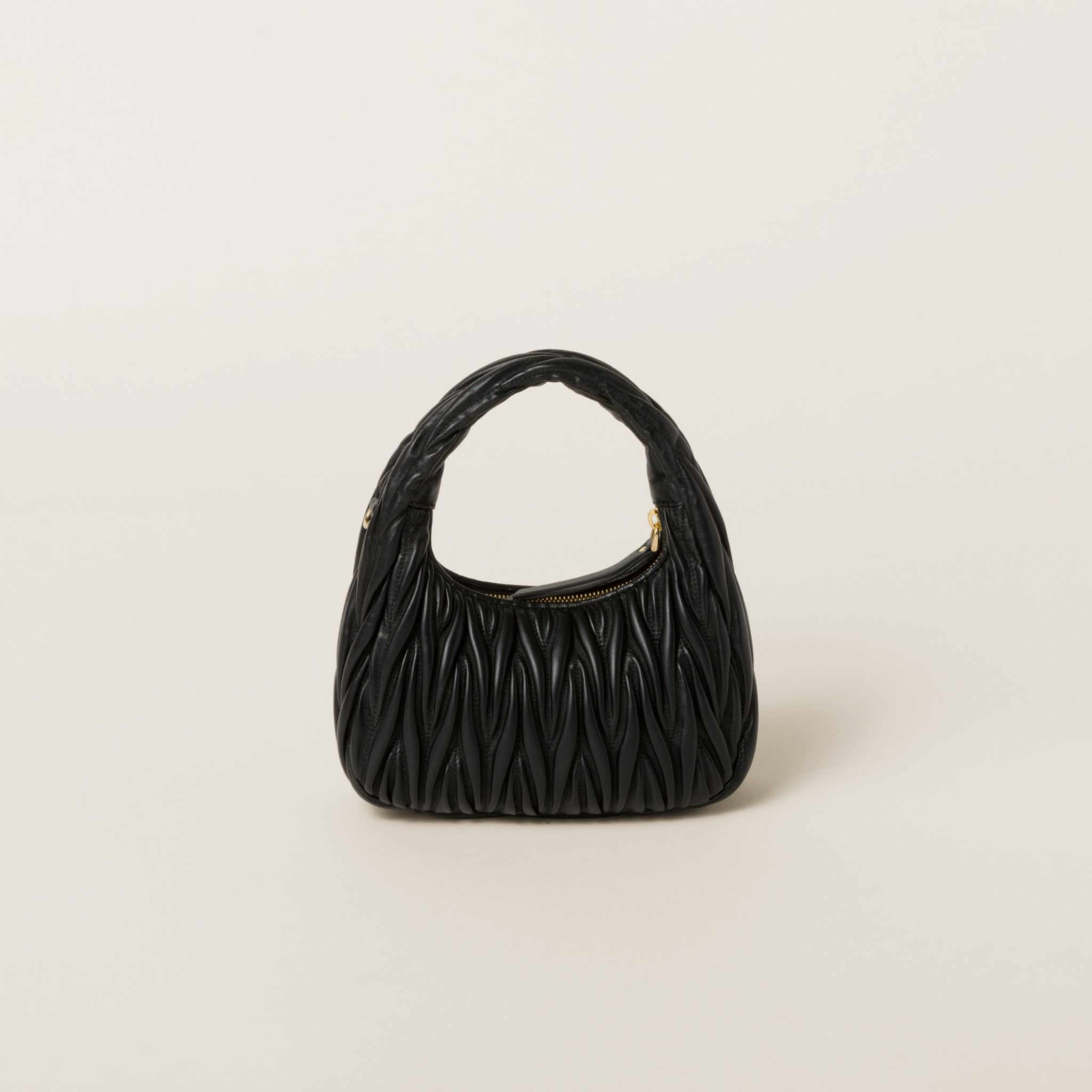 Alternative view of Túi Miu Miu Wander Matelassé Bag ‘Black’ 5BC125-N88-F0002-V-OOY