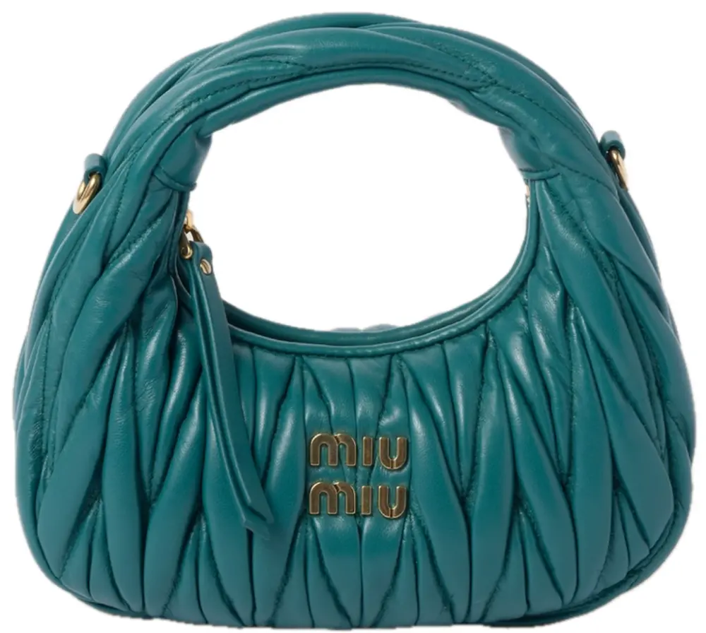 Túi Miu Miu Wander Matelassé ‘Lagoon Blue’ 5BP078-N88-F0K41-V-OOO
