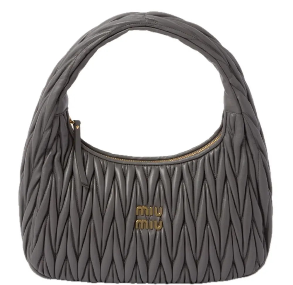 Túi Miu Miu Wander Matelassé ‘Marble Gray’ 5BC108-N88-F0K44-V-OOY