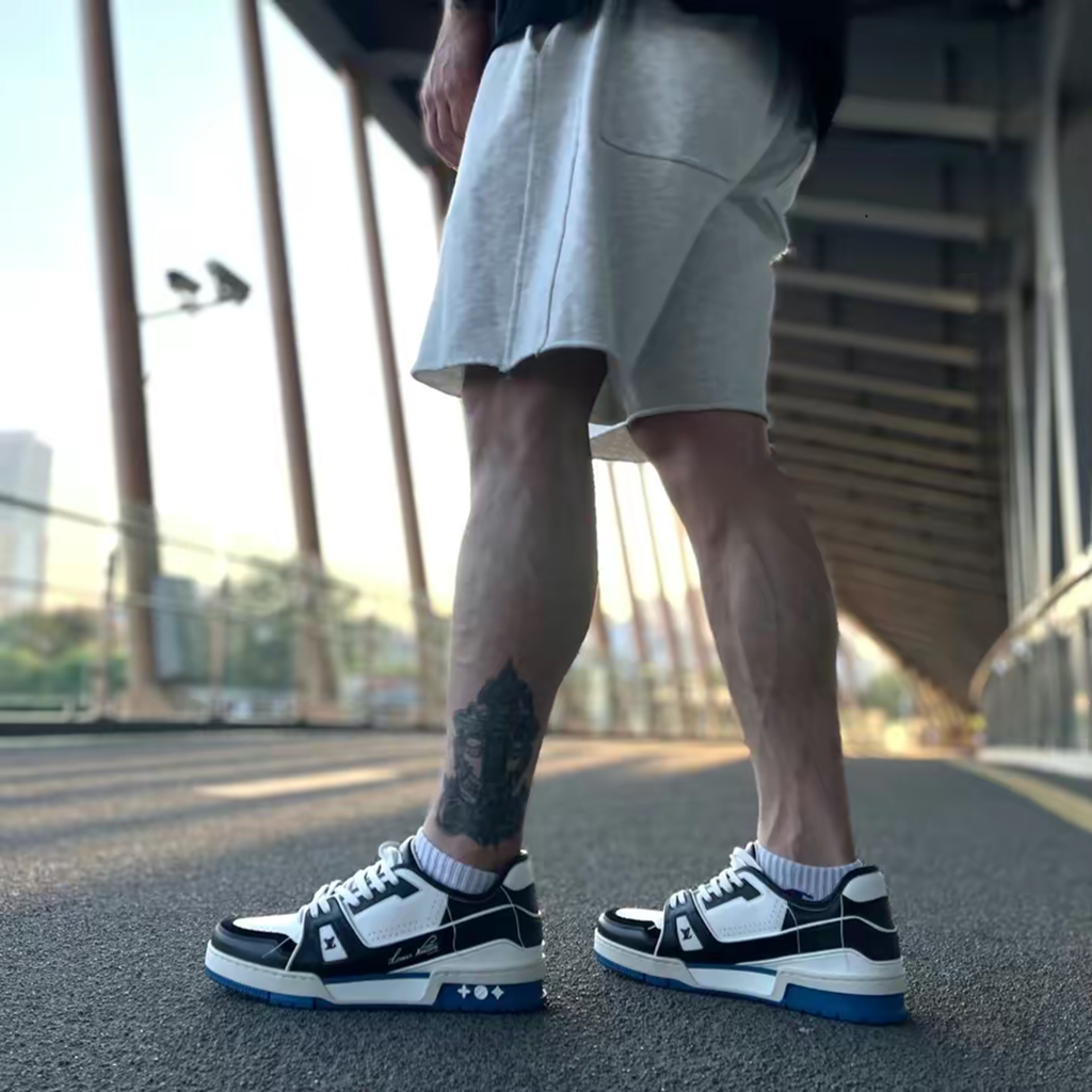 Giày Louis Vuitton LV Trainers ‘Black’ 1A8Q7L - Ảnh 3