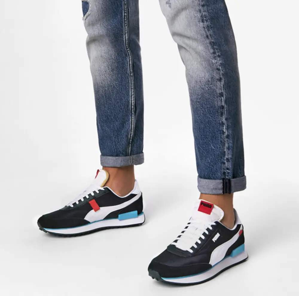 Giày Puma Future Rider ‘Play On Black Ibiza Blue’ 371149-14 - Ảnh 3