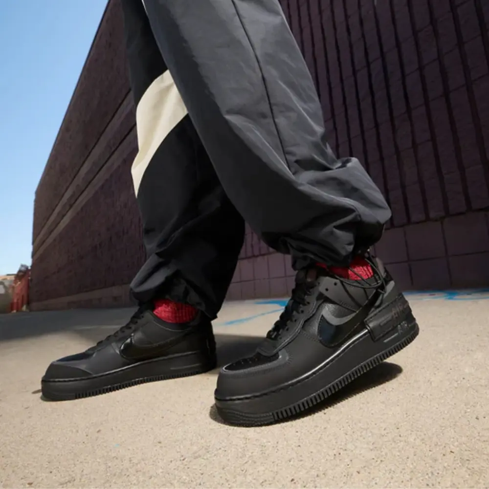 Giày Nike Air Force 1 Low Shadow ‘Triple Black’ FB7582-001 - Ảnh 6