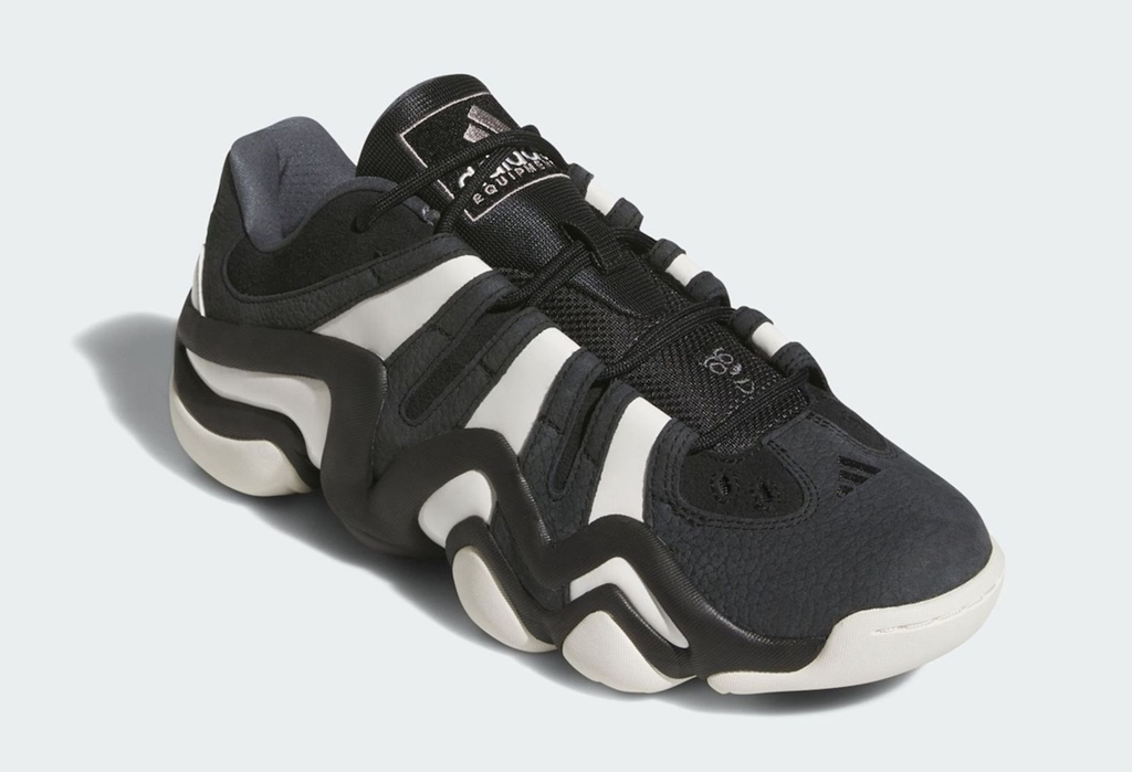 Alternative view of Giày Adidas Crazy 8 Low 'Black White' JI0338