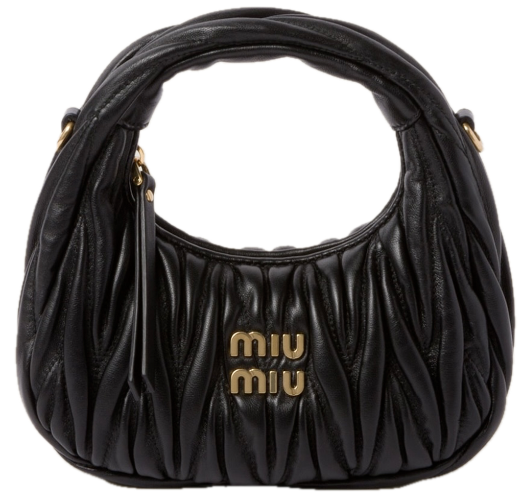 Túi Miu Miu Wander Matelassé Bag ‘Black’ 5BP078-N88-F0002-V-OOO
