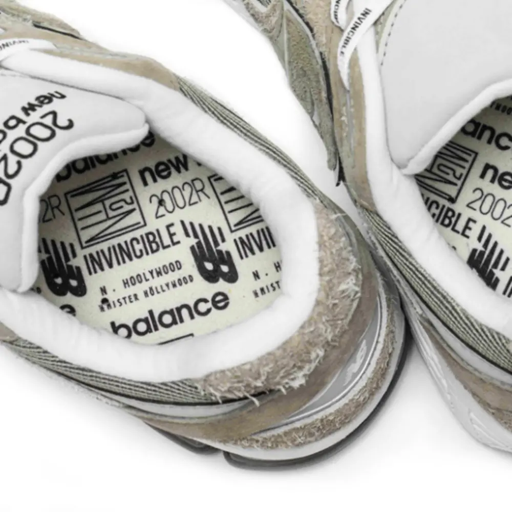 Giày New Balance INVINCIBLE x N.HOOLYWOOD x 2002R ‘Grey’ ML2002RV - Ảnh 3