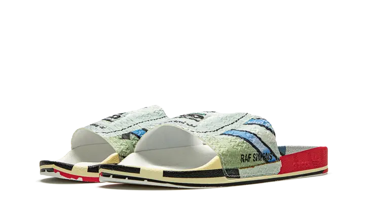Dép Raf Simons x Micro Adilette Slides ‘Trompe L’oeil’ EE7955 - Ảnh 4