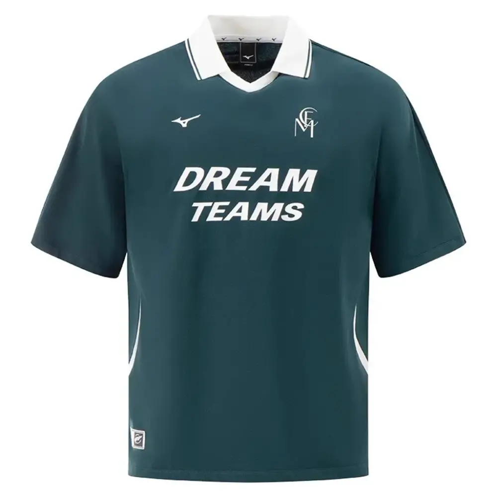 Áo Mizuno Retro Design Loose Fit Soccer Jersey ‘Green’ K2CA53Y3