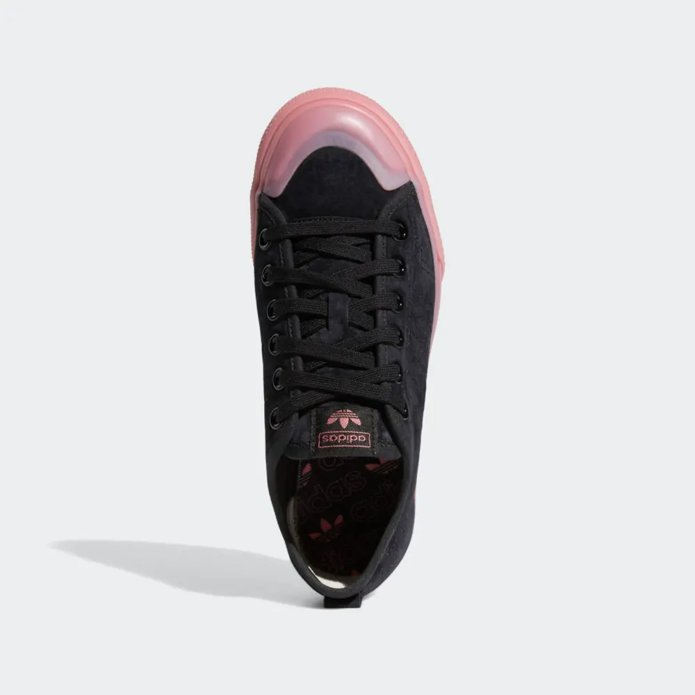 Giày Adidas Wmns Nizza Platform Low ‘Pink Black’ FX9188 - Ảnh 4