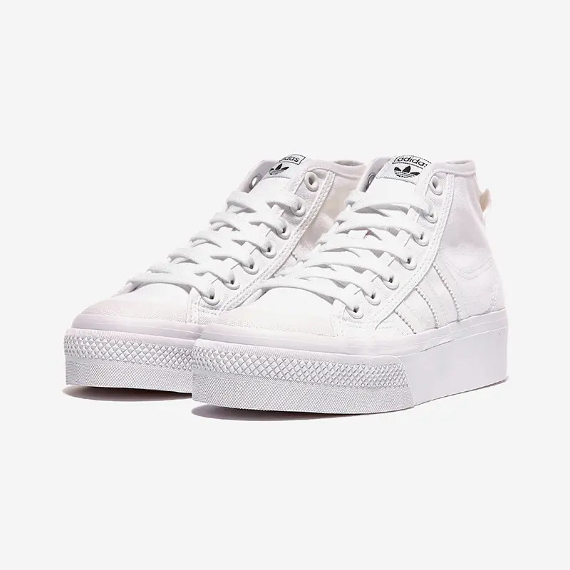 Giày Adidas Nizza Platform Mid Shoes White FY2782 - Ảnh 3
