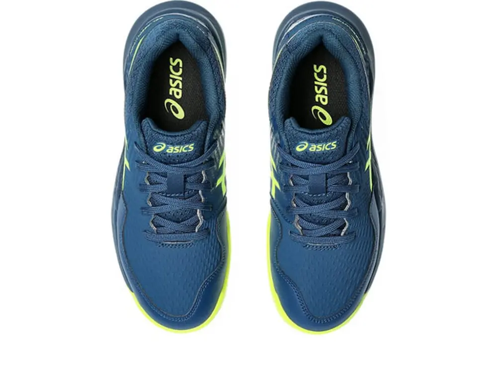 Giày Asics Gel-Resolution 9 GS ‘Mako Blue Safety Yellow’ 1044A067-404 - Ảnh 5