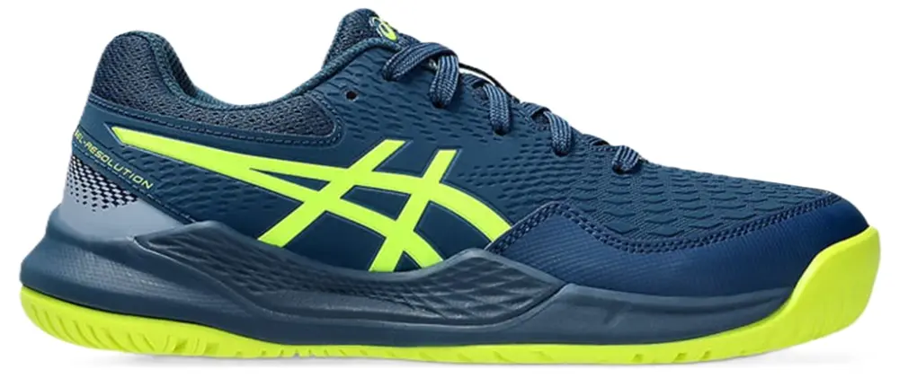 Giày Asics Gel-Resolution 9 GS ‘Mako Blue Safety Yellow’ 1044A067-404