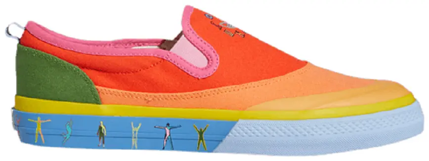 Giày Adidas Nizza Slip-On Low ‘Pride Pack Love Unites’ GW2421
