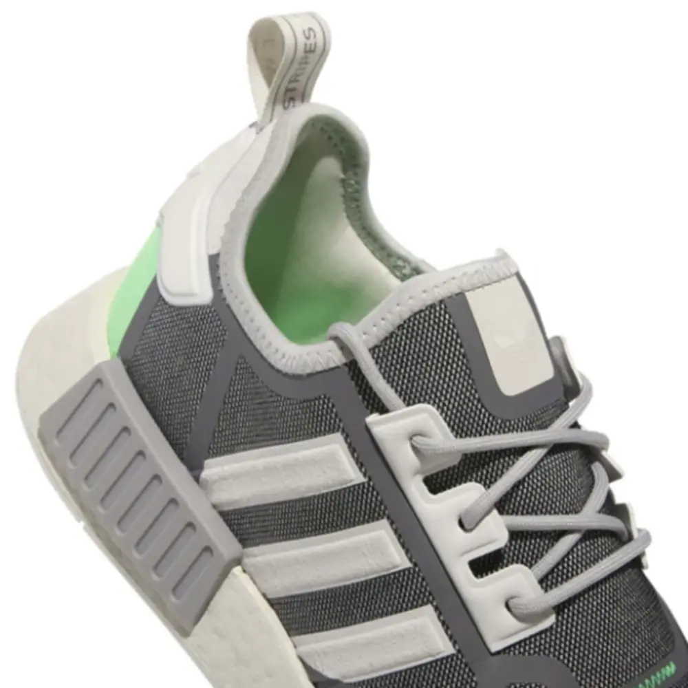 Giày Adidas NMD R1 ‘Grey Screaming Green’ GZ9275 - Ảnh 3