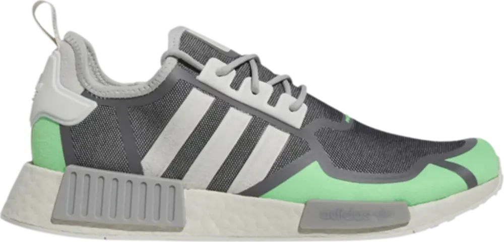 Giày Adidas NMD R1 ‘Grey Screaming Green’ GZ9275
