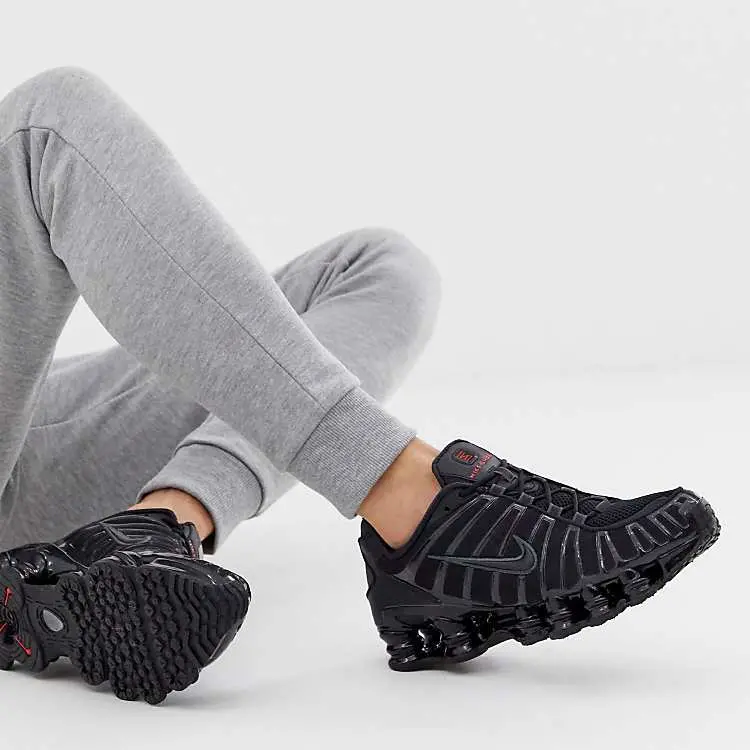 Giày Nike Shox TL ‘Black Metallic’ AV3595-002 - Ảnh 6
