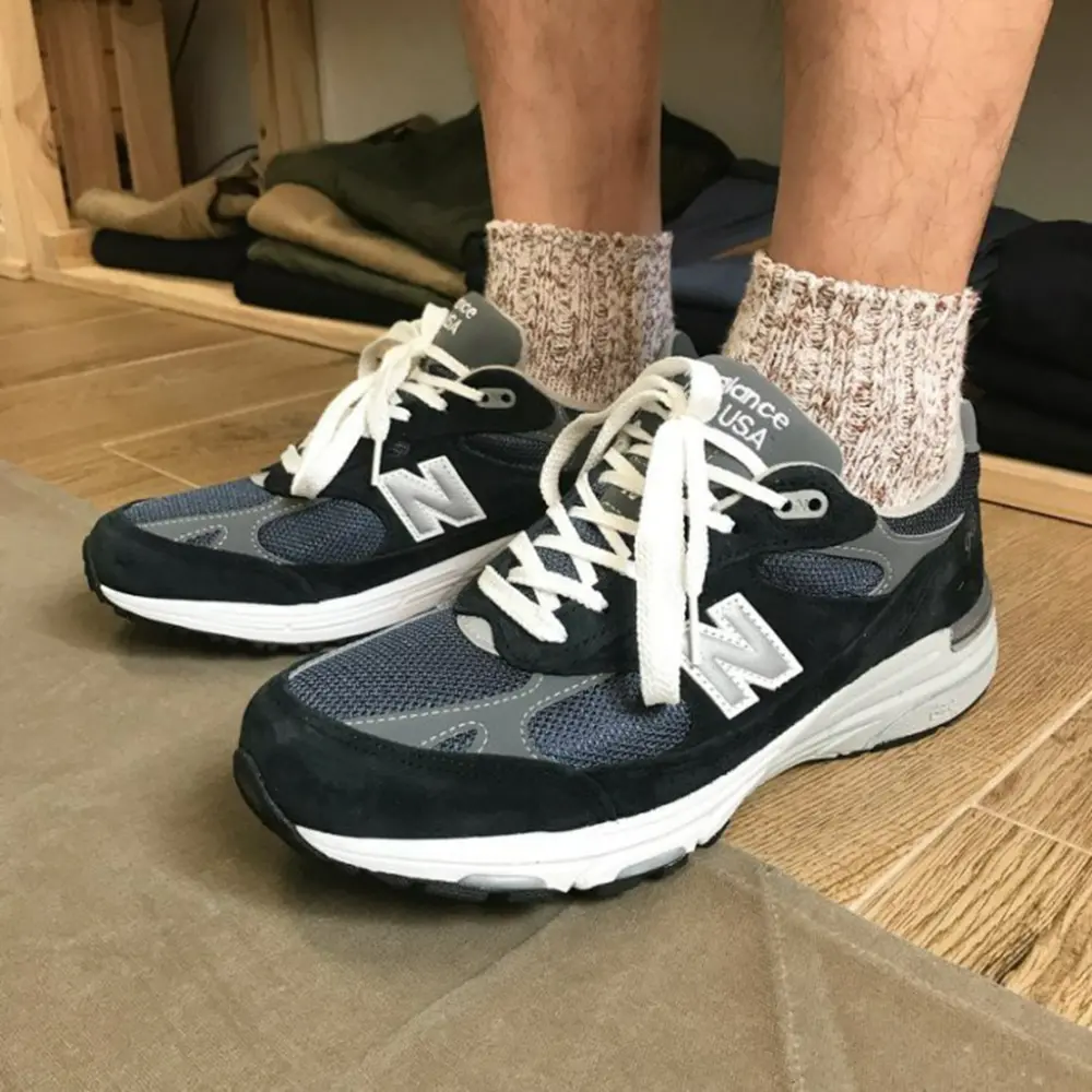 Giày New Balance 993 ‘Navy White’ MR993NV - Ảnh 6