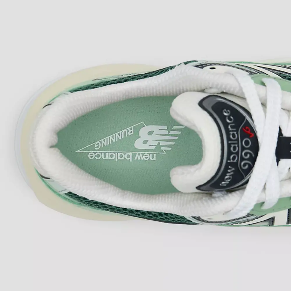 Alternative view of Giày New Balance 990v6 'MiUSA Avocado Natural Mint' U990AB6