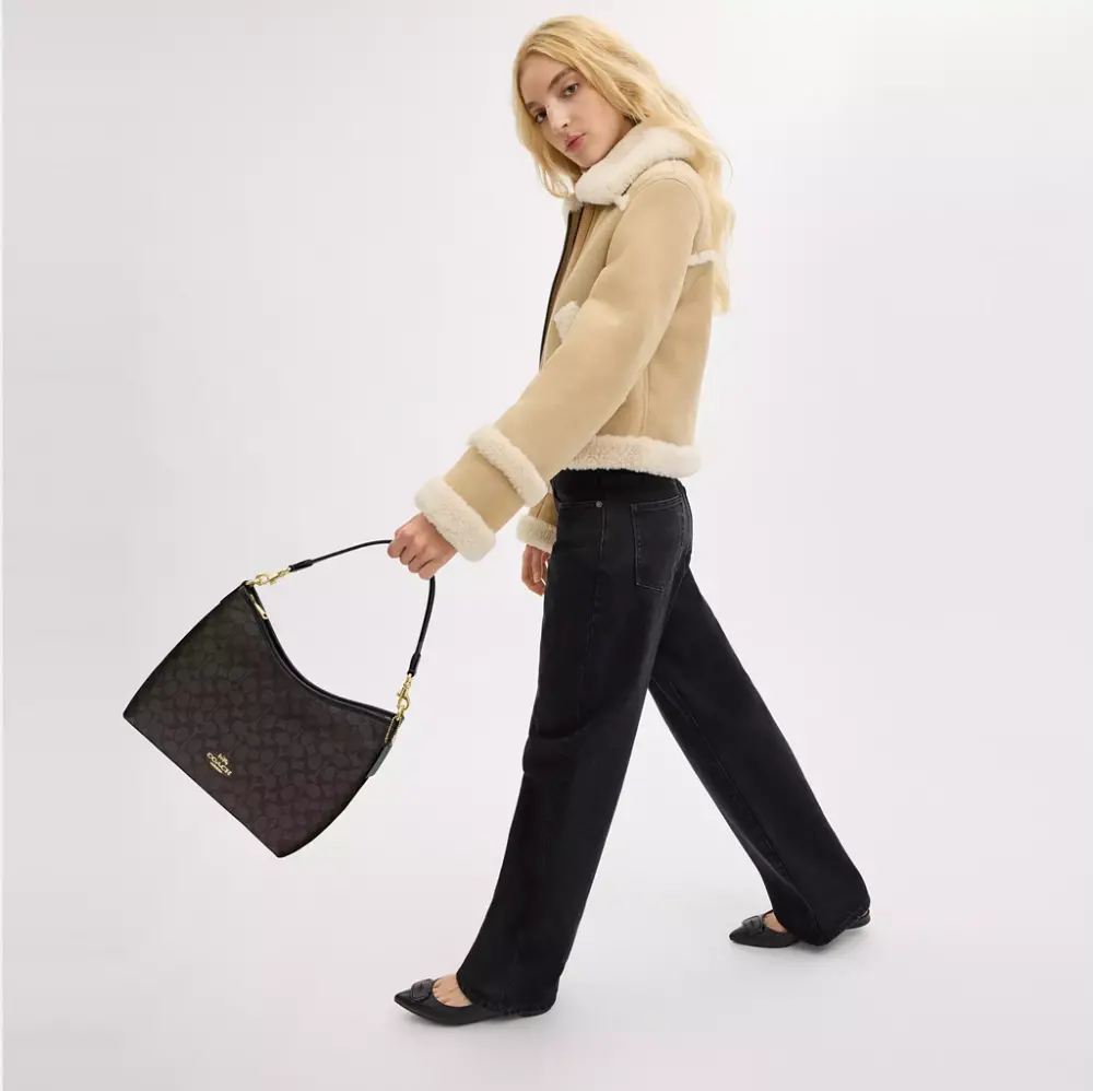 Túi COACH Laurel 'Black' CR149 - Ảnh 5