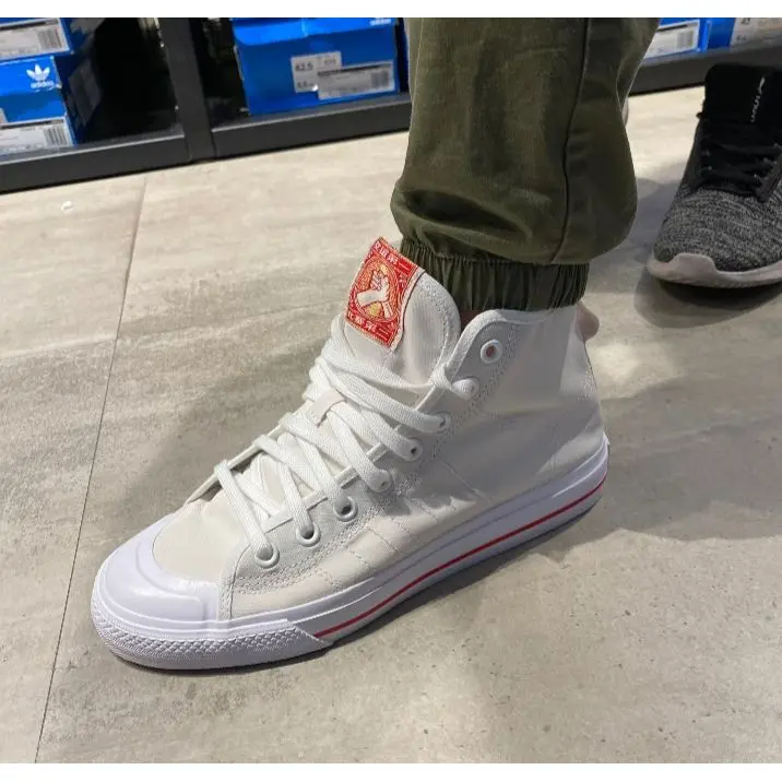 Alternative view of Giày Adidas Originals Nizza Hi RF 'White' FY5237