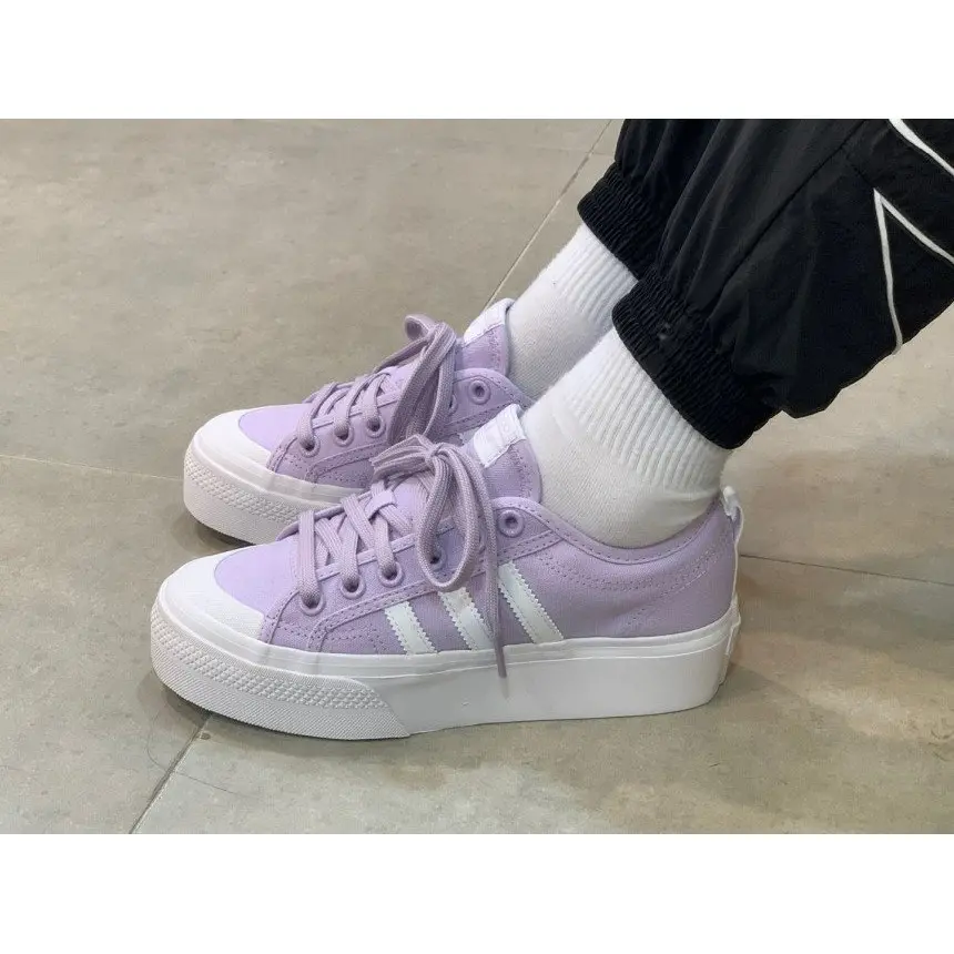 Giày Adidas Originals Nizza Platform 'Purple White' FV5455 - Ảnh 3