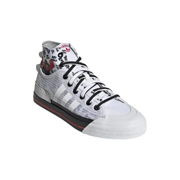 Giày Adidas Nizza Hi DL Clover ‘White And Black’ GY5340 - Ảnh 3