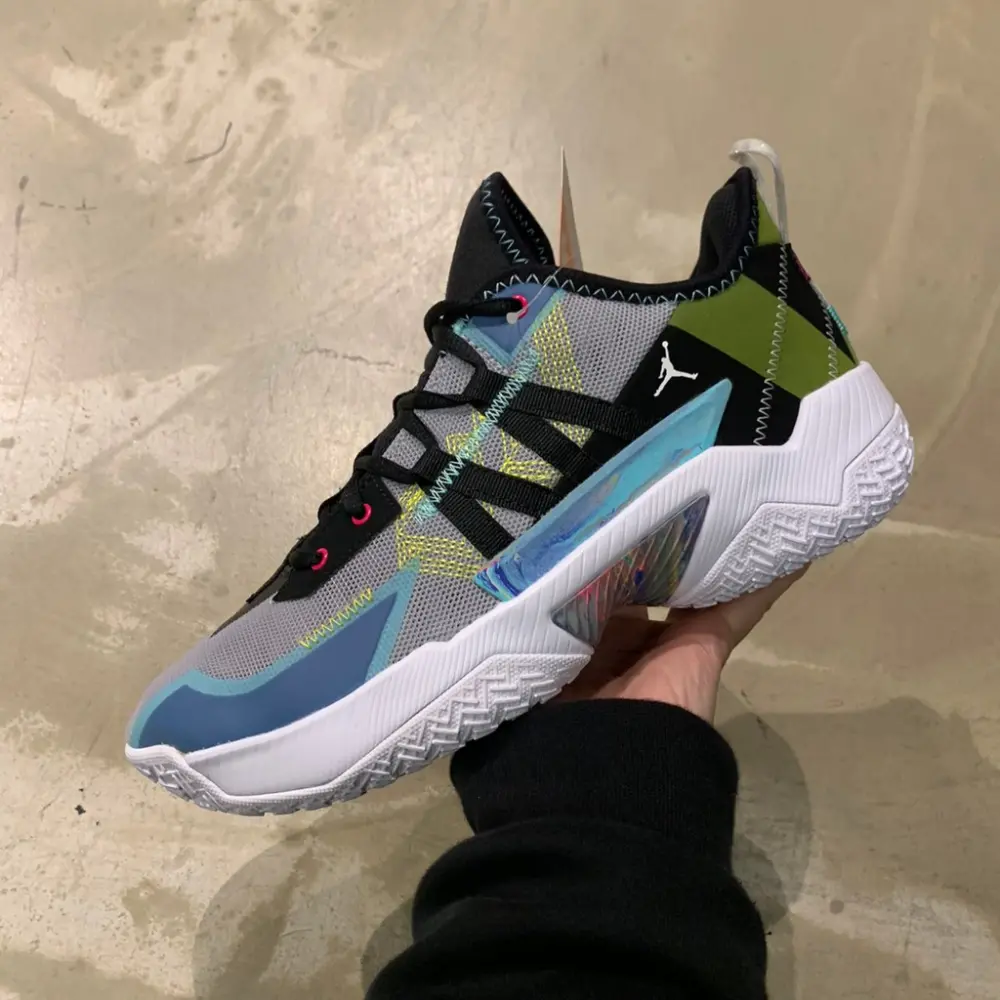 Alternative view of Giày Nike Air Jordan Westbrook One Take 2 PF ‘Wolf Grey Multi’ CW2458-003