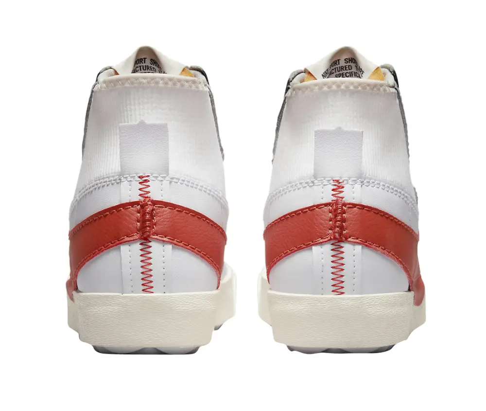 Giày Nike Blazer Mid 77 ‘Jumbo Red Orange’ DH7690-100 - Ảnh 3
