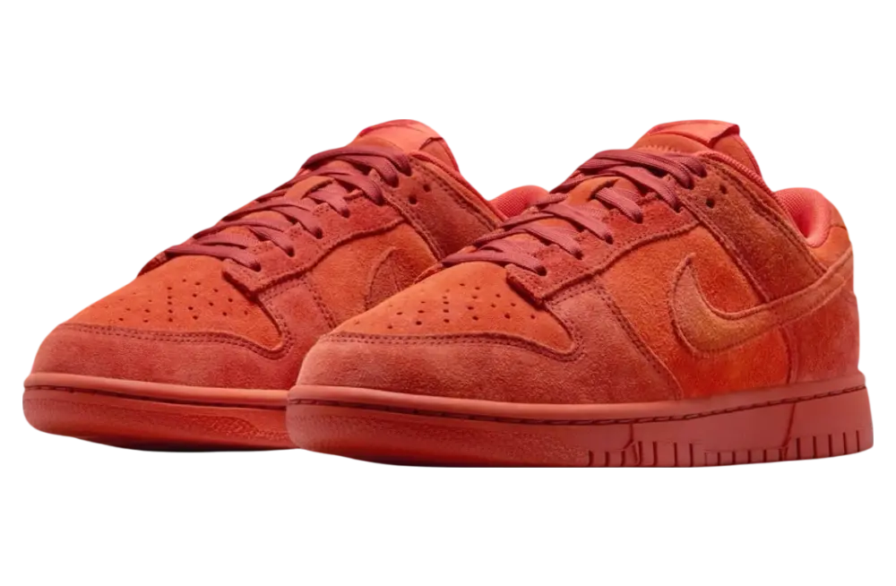Alternative view of Giày Nike Dunk Low SE Suede 'Picante Red' HV5756-633