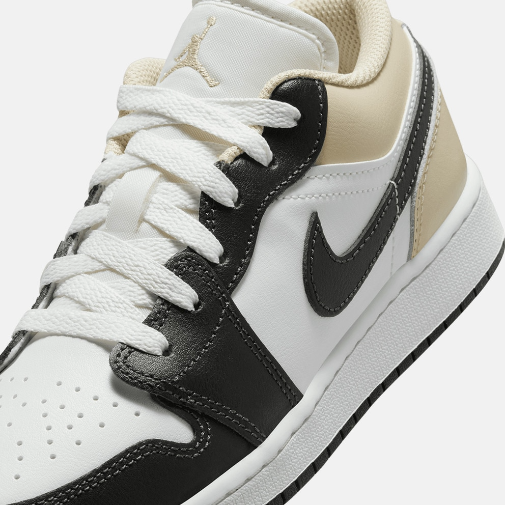 Alternative view of Giày Nike Air Jordan 1 Low GS ‘White Rattan Off-Noir’ 553560-153