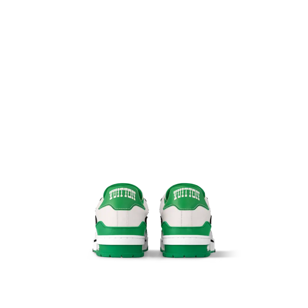 Giày Louis Vuitton LV Trainer Sneaker ‘Green’ 1AD7KL - Ảnh 3